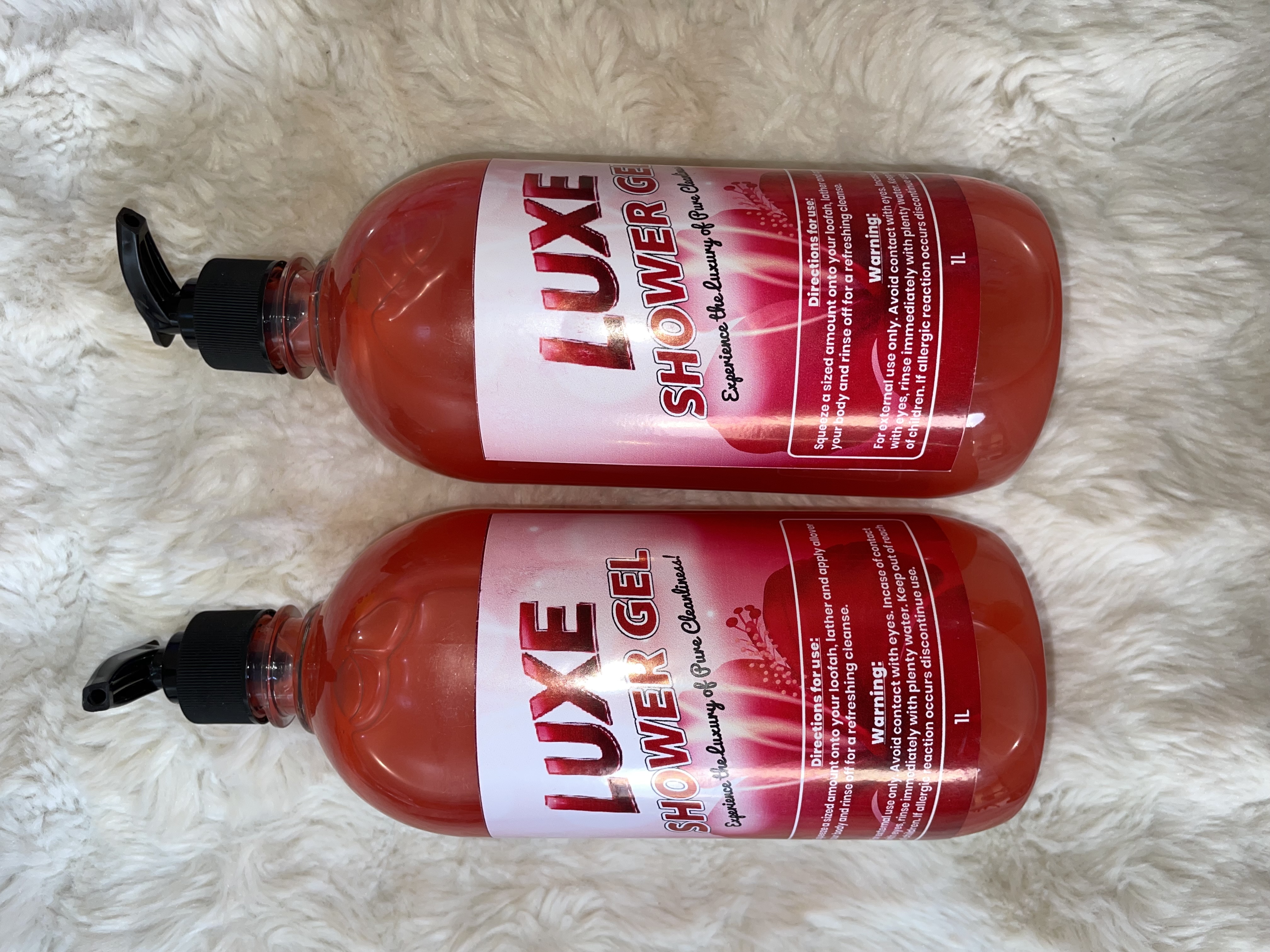 Luxe shower gel