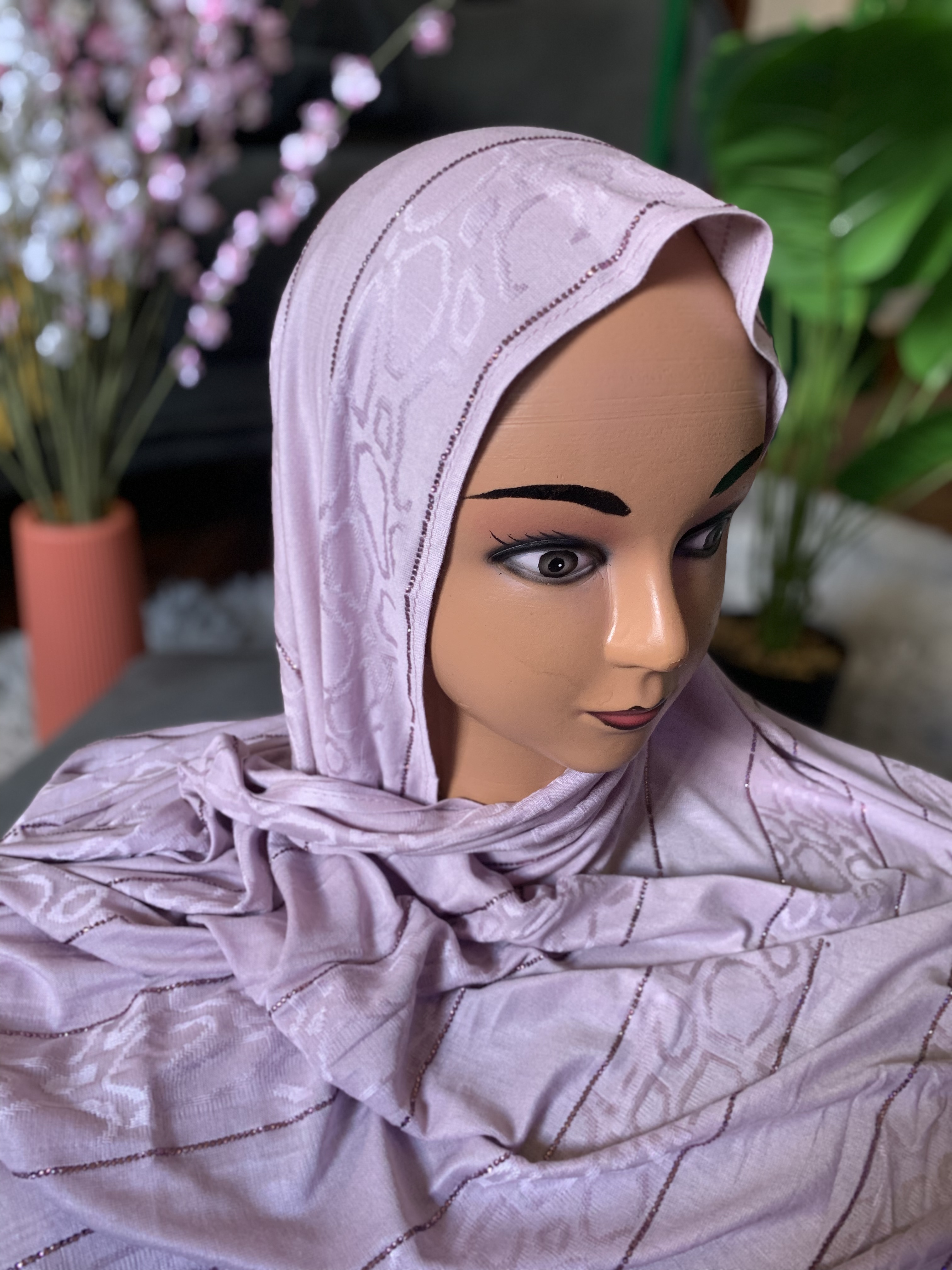 Designer jersey (cotton) veil