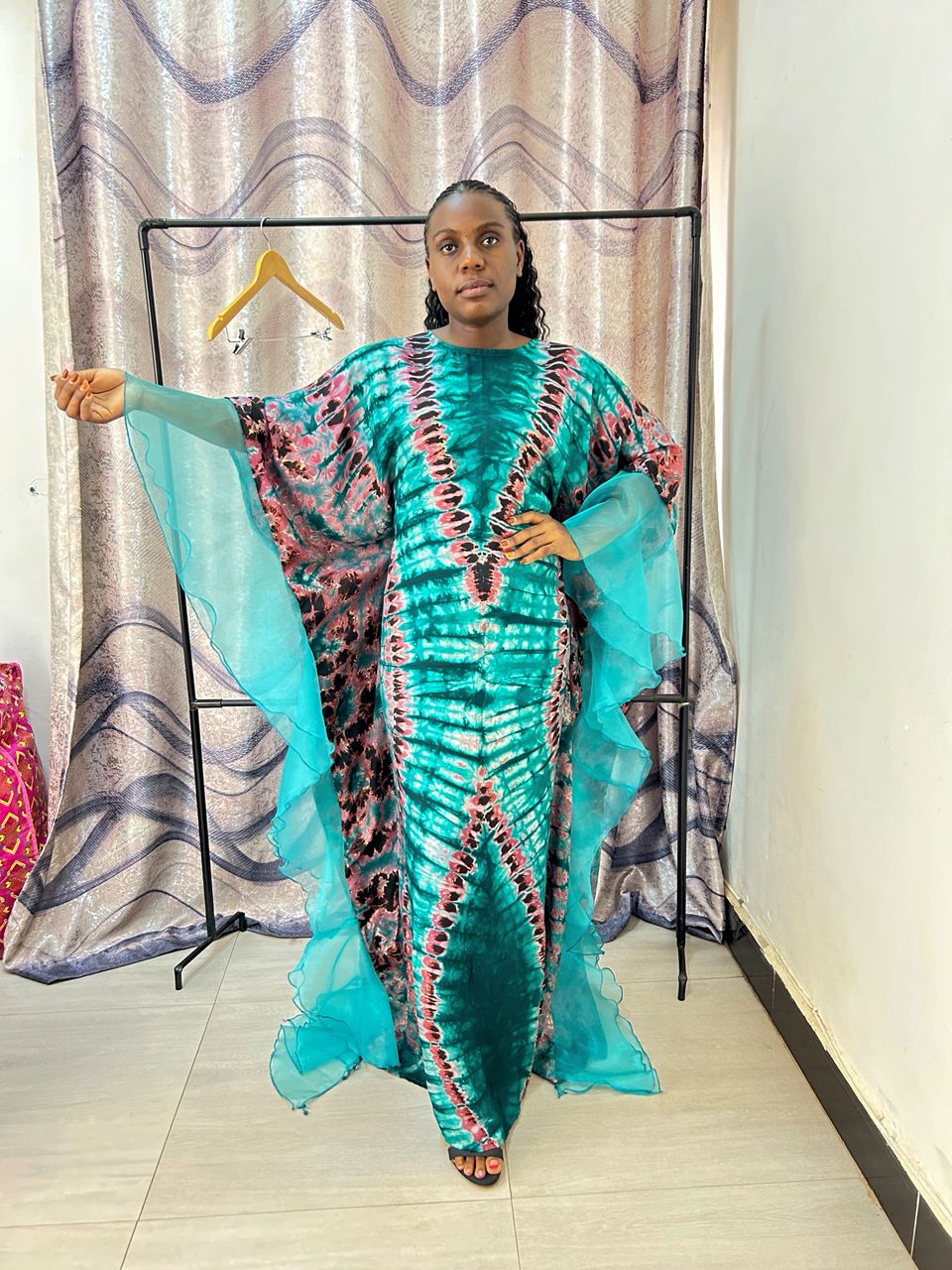 ADIRE SILK BOUBOU (inner belt)