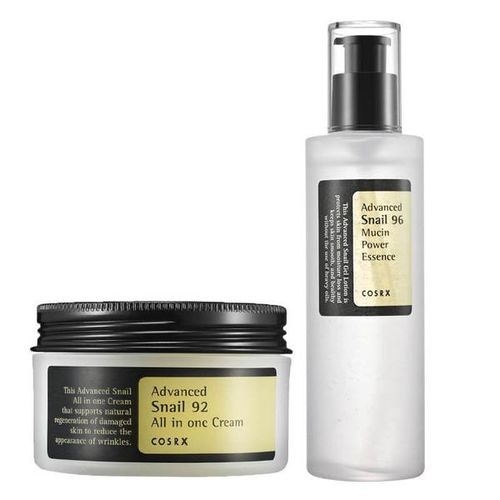 Cosrx Advanced Snail 92- All In One Cream 100g & Mucin Power Essence