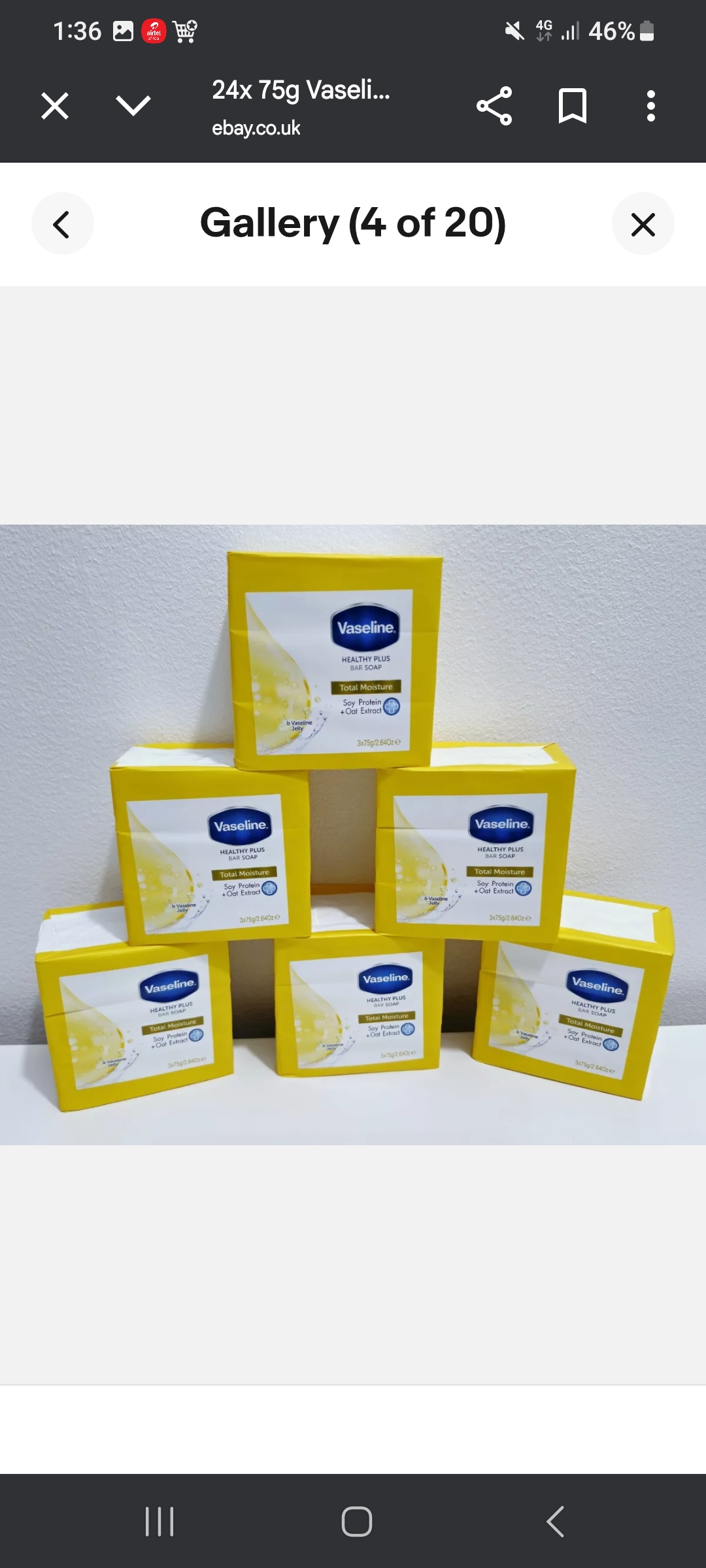 Vaseline soap