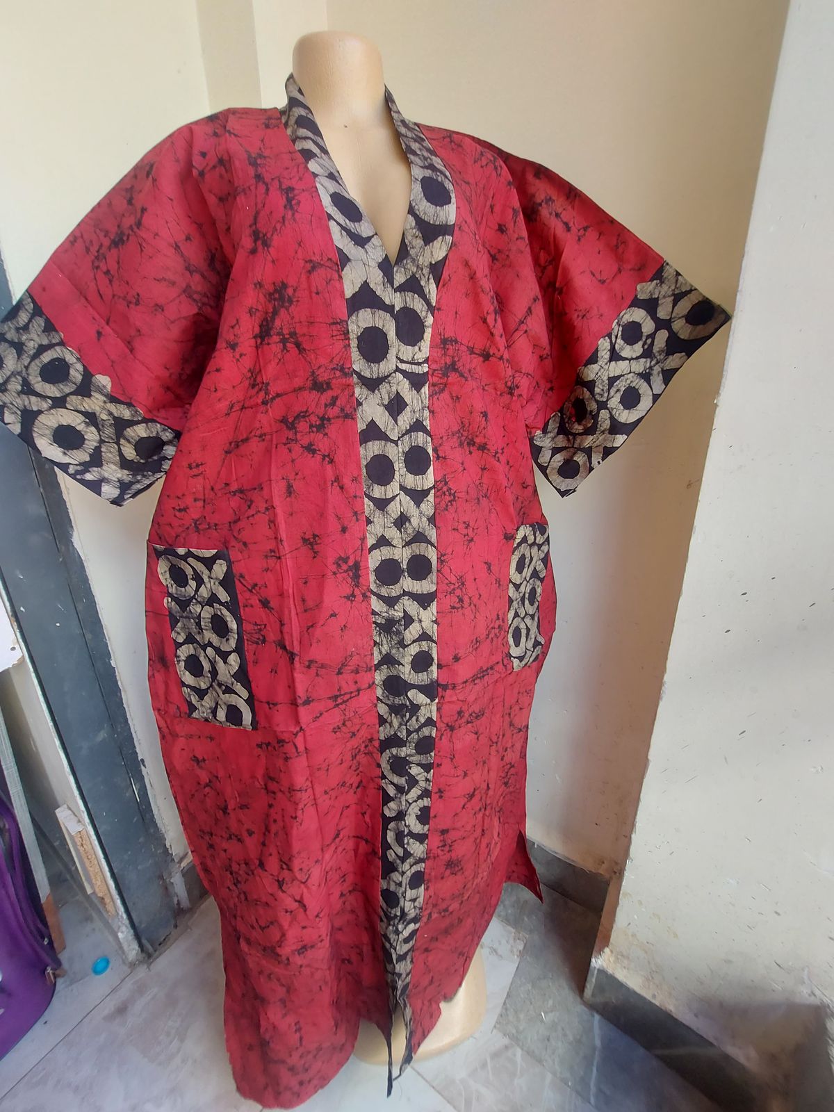 batik boubous and materials