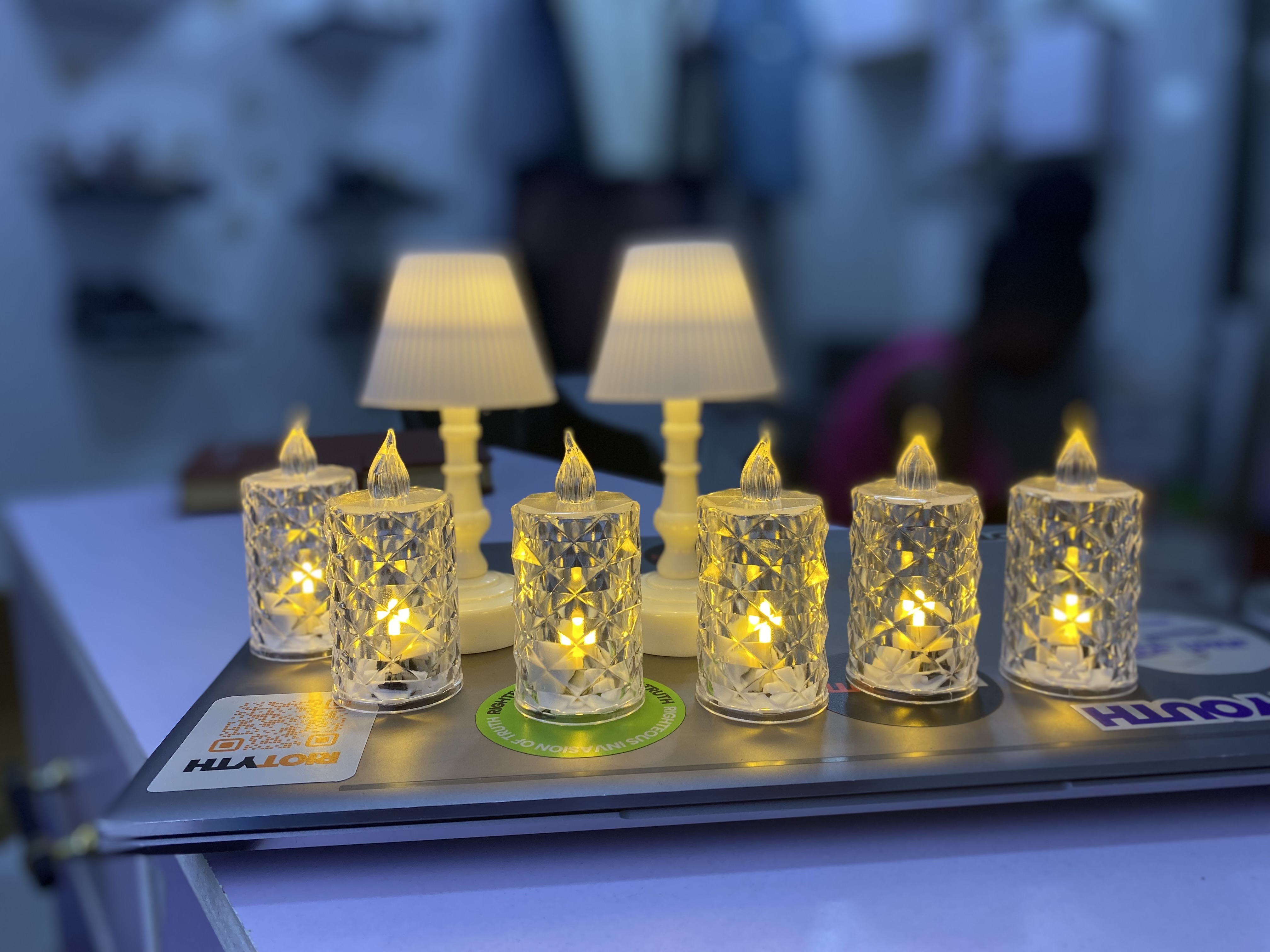 Crystal Candle flawless lights