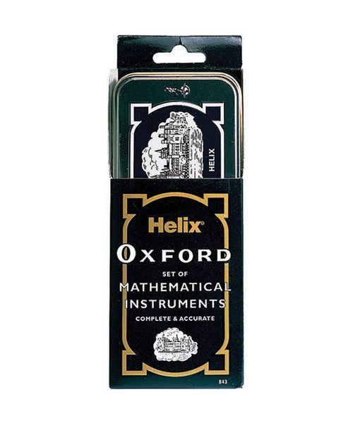 Helix Oxford Maths Set with Storage Tin