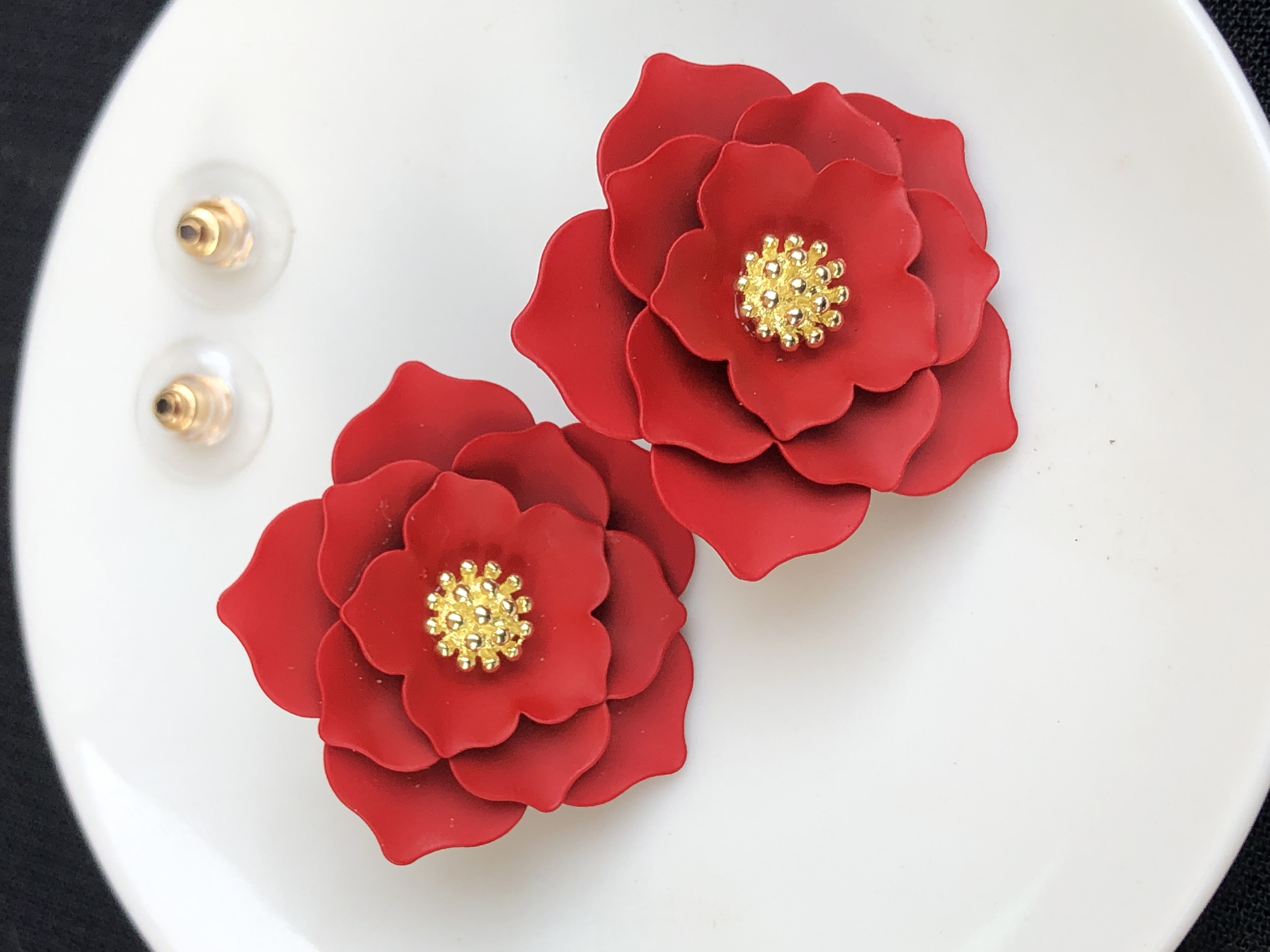 Rose Flower Earrings