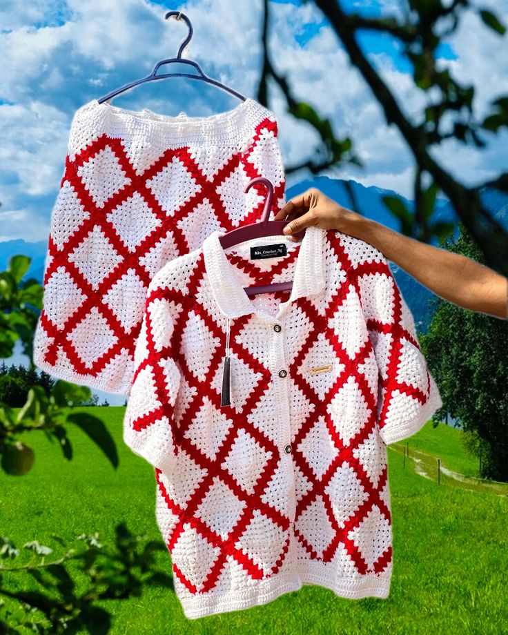 chrochet two piece, for both men and women and kids