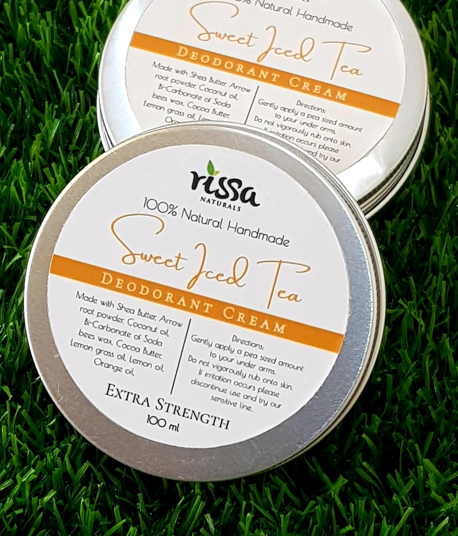Rissa Naturals Sweet Feed Tea Deodrant Cream 100g