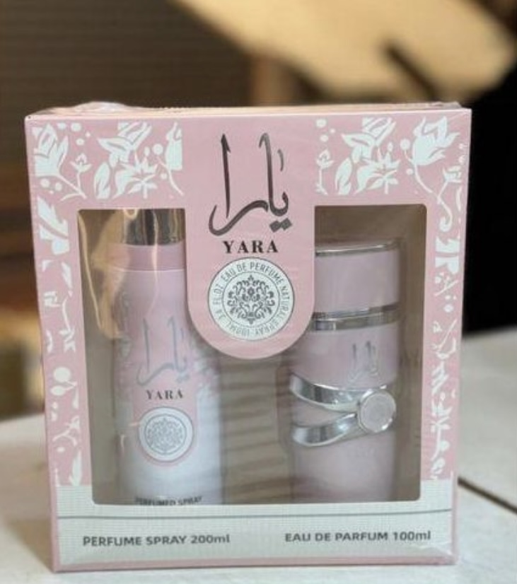 Perfume for ladies100ml and it’s spra(Gift set)