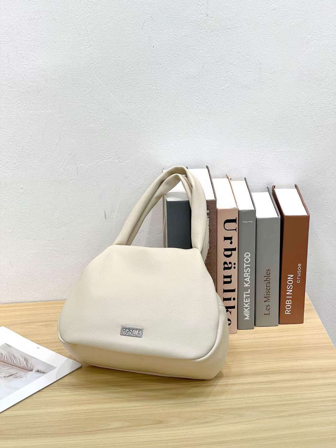 Vintage Faux Leather Square Shoulder bag