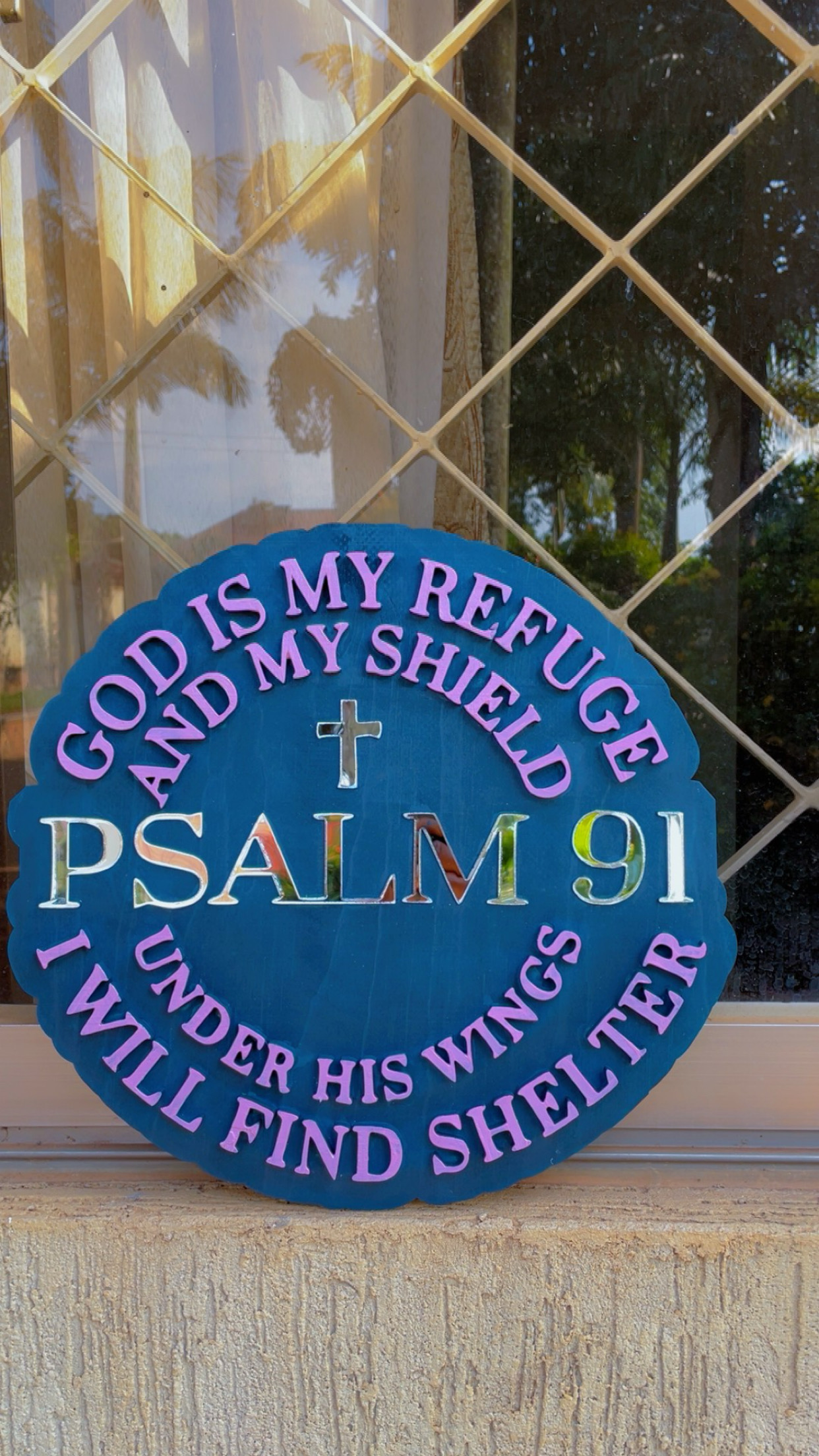 Decorative Psalms91 Plaque