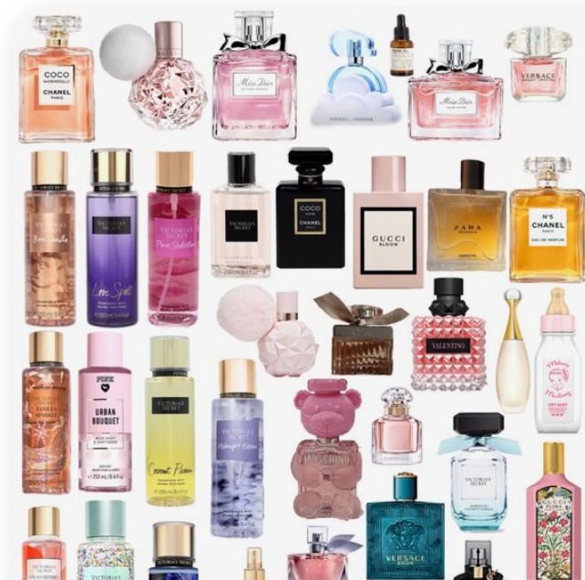 body sprays and mists