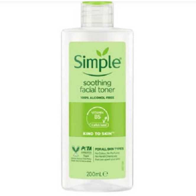 Simple Soothing Facial Toner 200mls