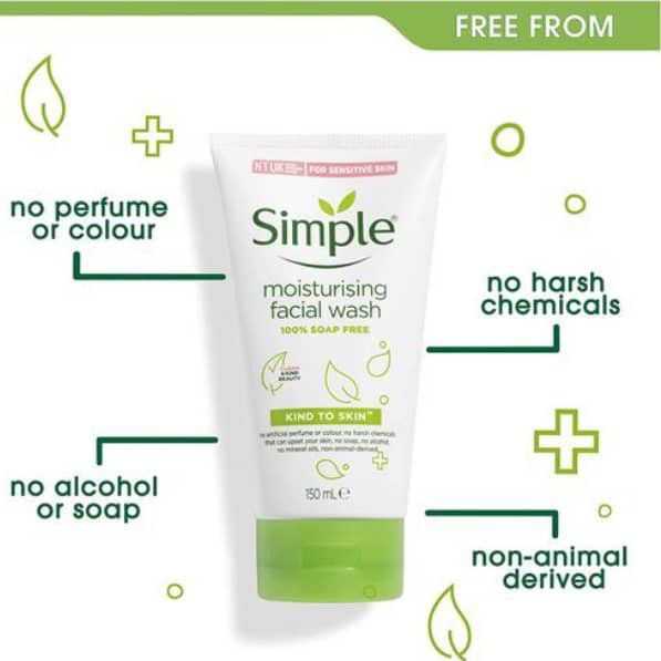 Simple Kind to Skin Moisturising Facial Wash 150ml