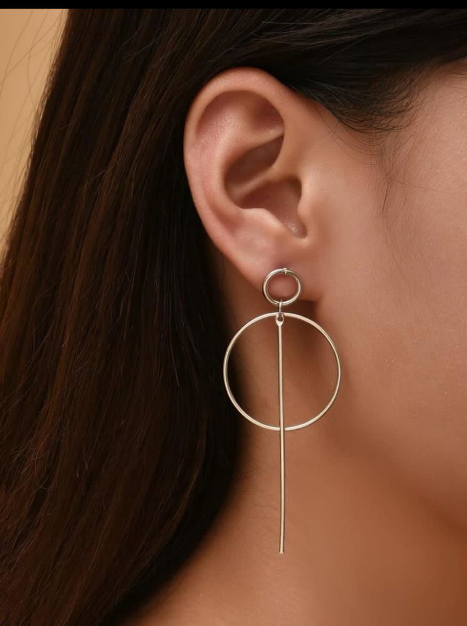 Circle Drop Earrings 
