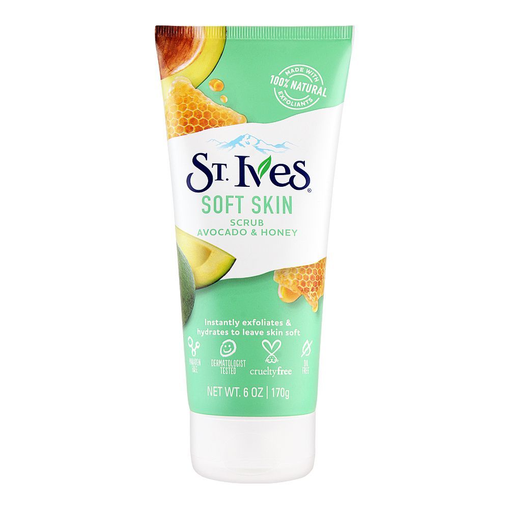 St Ives Soft skin Face Scrub 170g