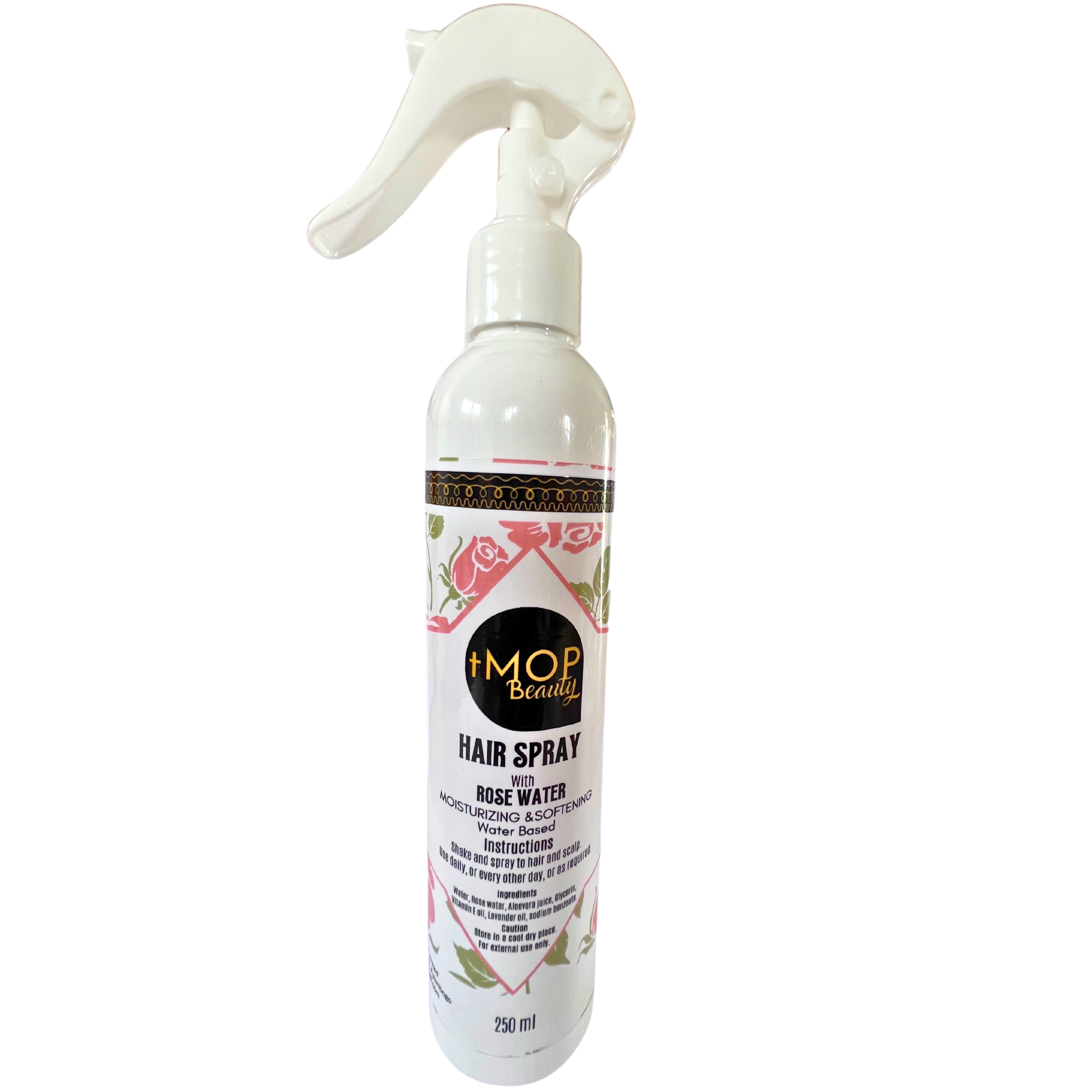  tMop Hair spray with Rose water 250ml