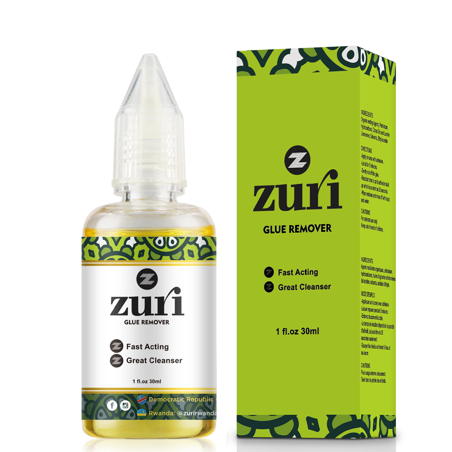 Zuri Glue Remover 30ml