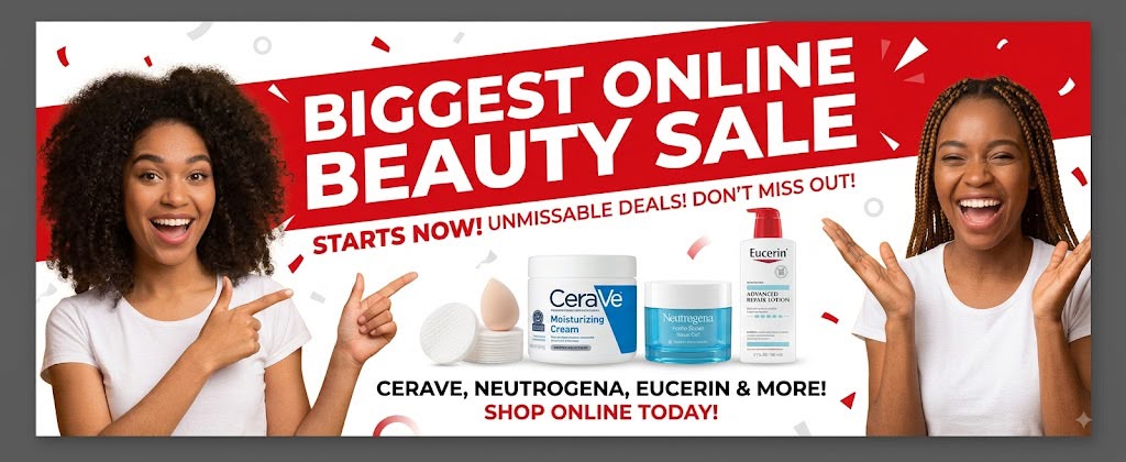 Shop the biggest sale for all your beauty needs