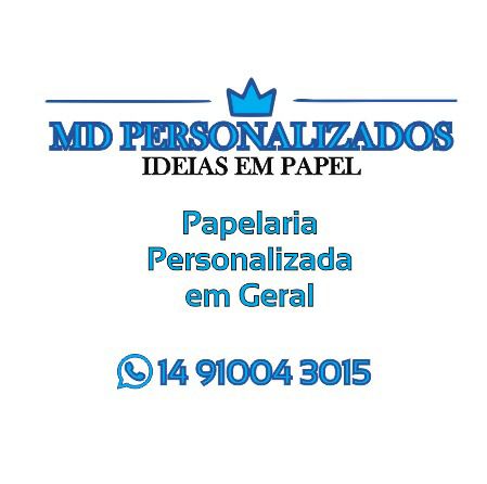 MD Personalizados - Papelaria personalizada - Fazemos todo tipo de papelaria personalizada.  Sacolas, caixas, convites, lembranças, cartões, brindes, calendários, fotos, imãs, quadros, agendas, etc