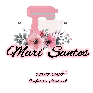 Logotipo de Mari Santos Confeitaria
