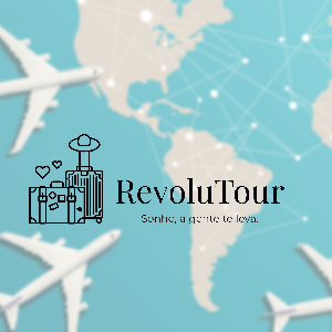 RevoluTour  -   Siga nossas redes socais e acompanhe as novidades e atualizações. Compre sua viagem no nosso site ou entre em contato conosco.