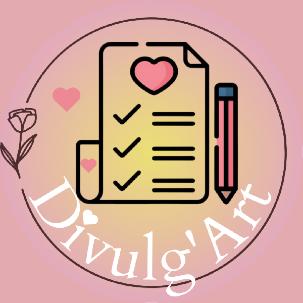 Divulg'Art - material para divulgações  - • CARTAZ• LOGOTIPO• PANFLETO• CARTÃO DE AGRADECIMENTO/FELICITAÇÕES• INFOGRAFICOS• CARTÃO DE VISITACURRÍCULO• CONVITES DE ANIVERSÁRIOS/EVENTOS• MENU/CARDÁPIOCALENDÁRIO ANUAL/MENSAL/SEMANAL• MIDEAS PARA DIVULGAÇÃO EM REDES SOCIAIS• COMUNICADO• PLANEJADOR MENSAL/SEMANAL/DIÁRIO• FIGURINHAS PERSONALIZADAS PARA USO NO WHATSAPP