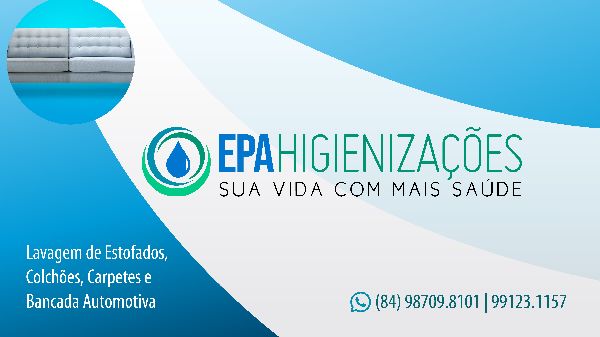 EPA HIGIENIZAÇÕES  - Limpeza e higienização de estofados e colchões em geral  - Somos uma empresa família especializada em limpeza e higienização de estofados e colchões em geral.