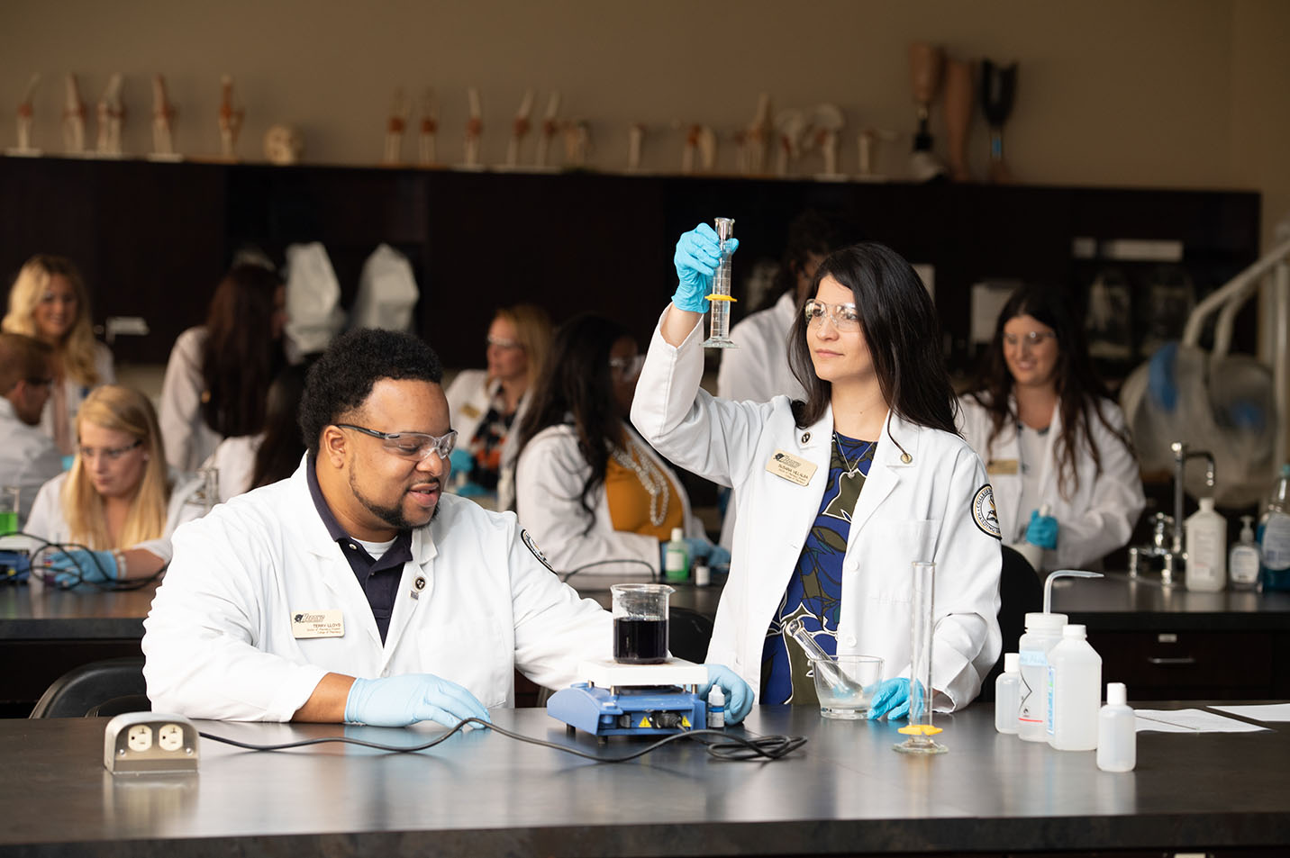MU Medical University Varna in Bulgaria - Pharmacy program laboratory session
