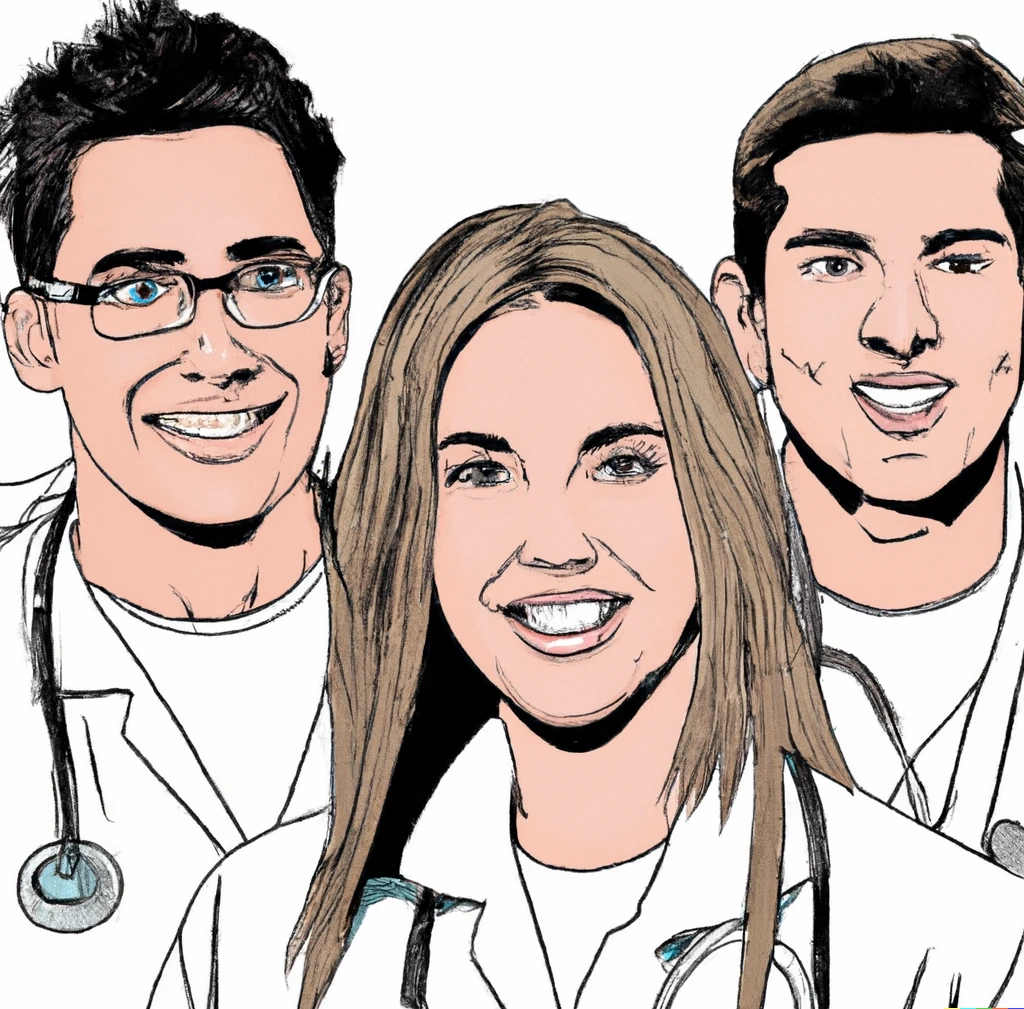 BEMEDI MU Varna student orientation week, smiling doctors popart, bulgarian culture, medical university end of september