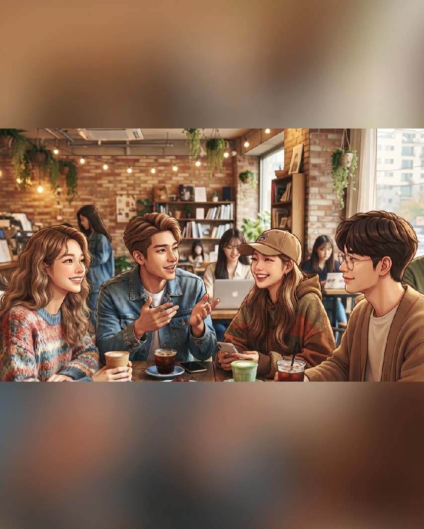 따뜻한 일상 소통 포스터