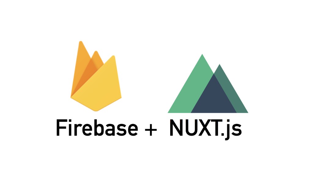 Firebase and Nuxt.js logos