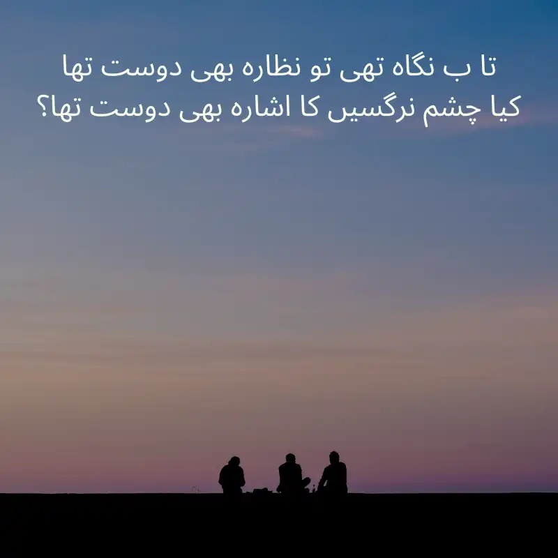 friendship poetry in urdu_200