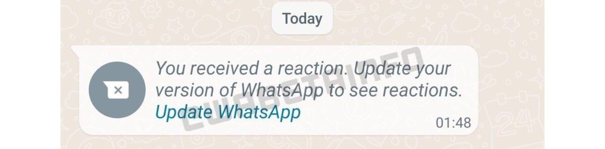 gsmarena_002_whatsapp message reactions will be available soon 1