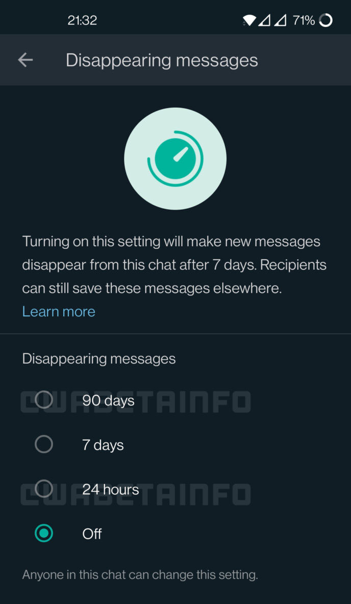 whatsapp is working on making messages vanish after 90 days 1