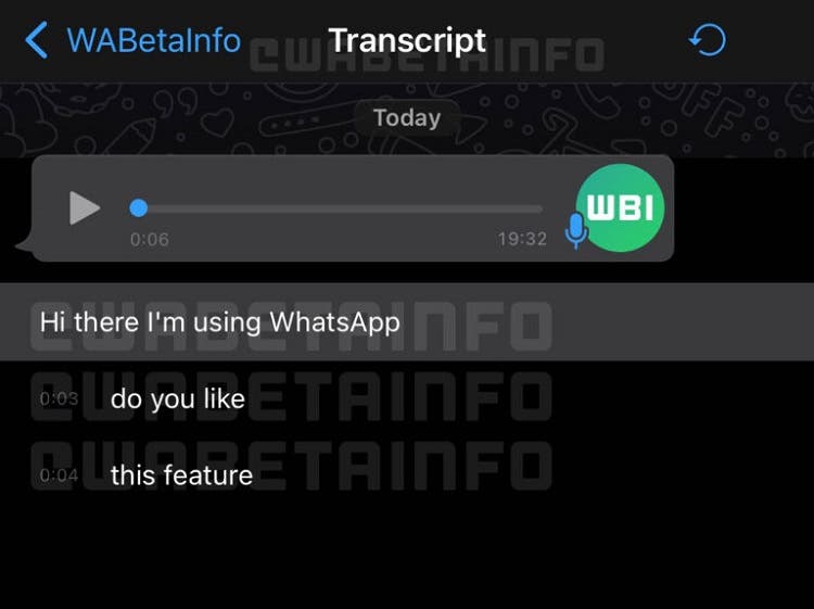 you will be able to convert voice messages to text on whatsapp soon 1