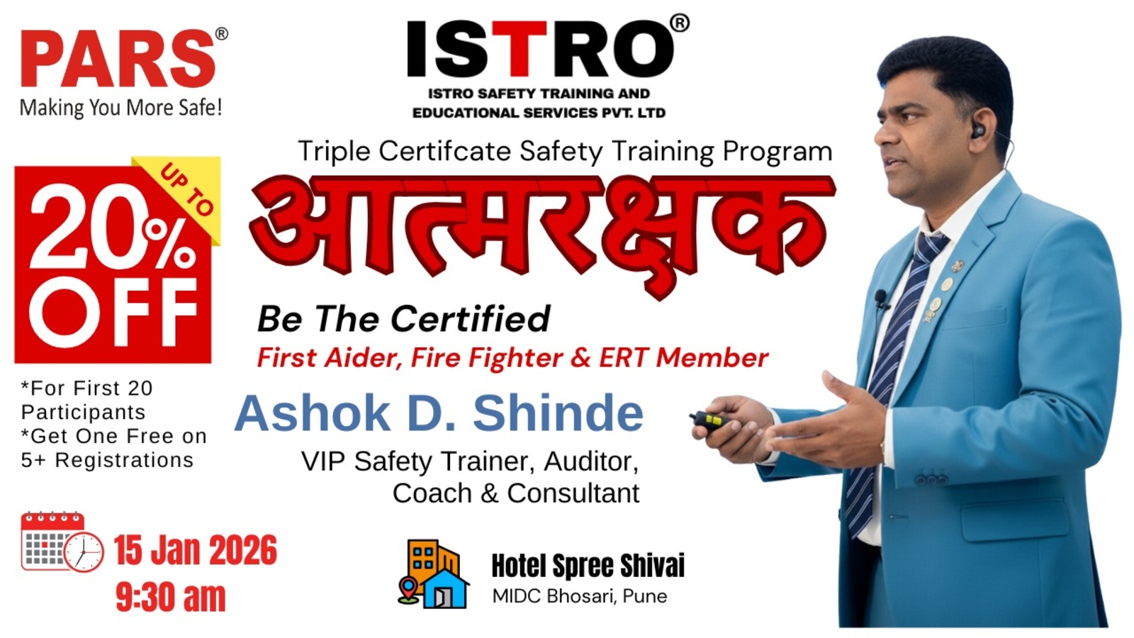 Triple Certificate Safety Training Program – आत्मरक्षक