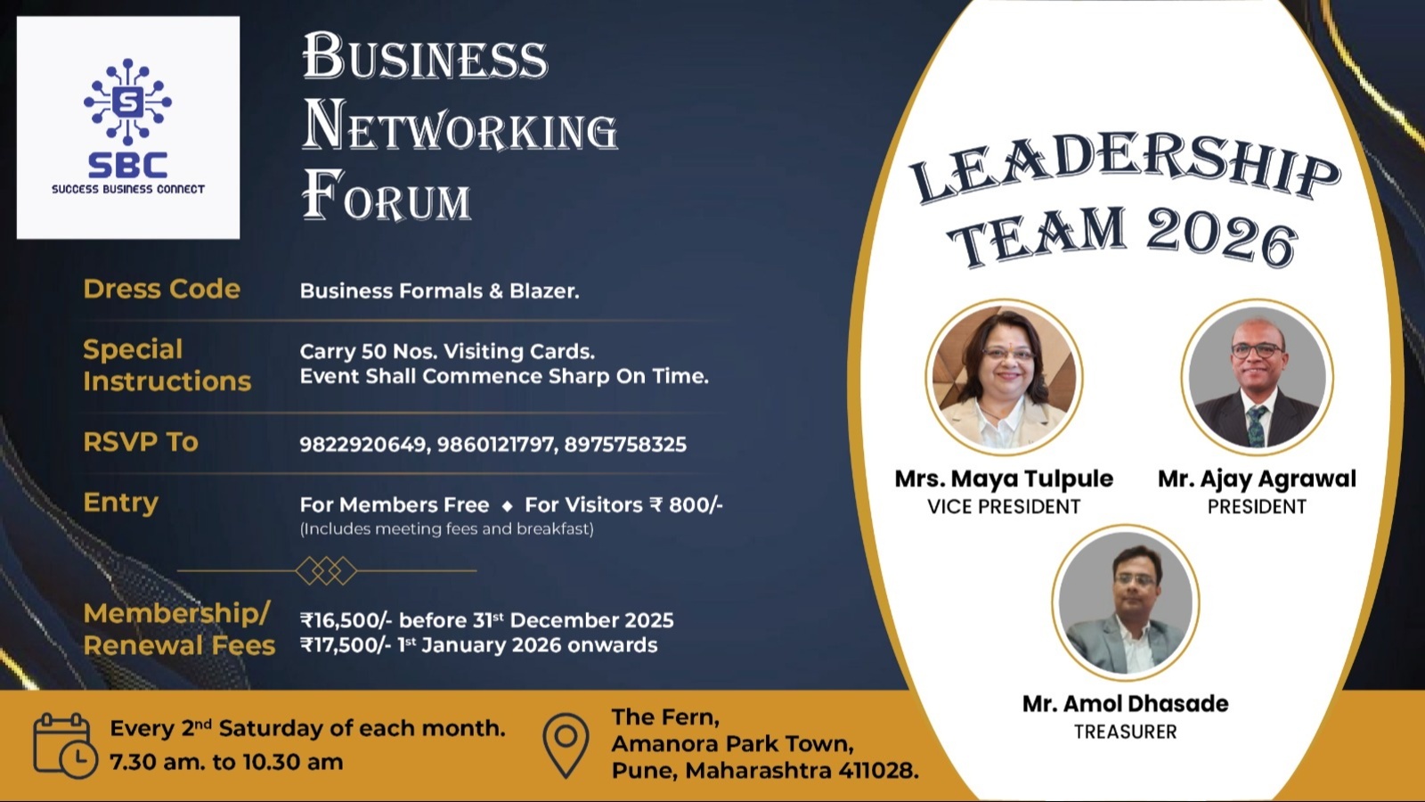 SBC Business Networking Forum -Membership 