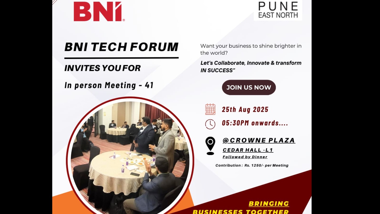 BNI TECH FORUM -Aug