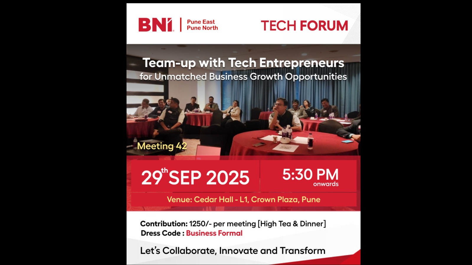 BNI TECH FORUM -Sep