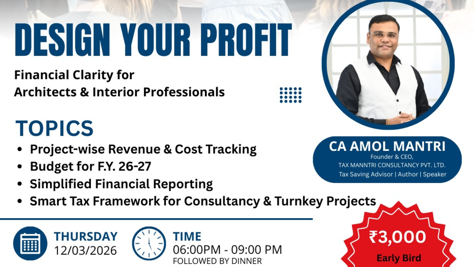  Design Your Profit – Financial Clarity for Architects & Interior Professionals