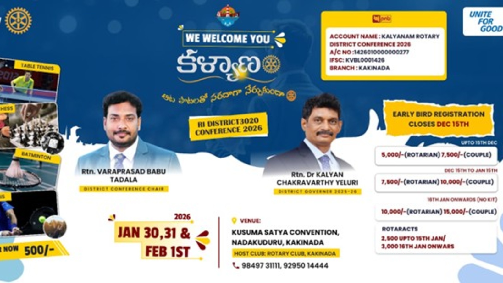 RID 3020 District Conference 2026 | Kalyanam