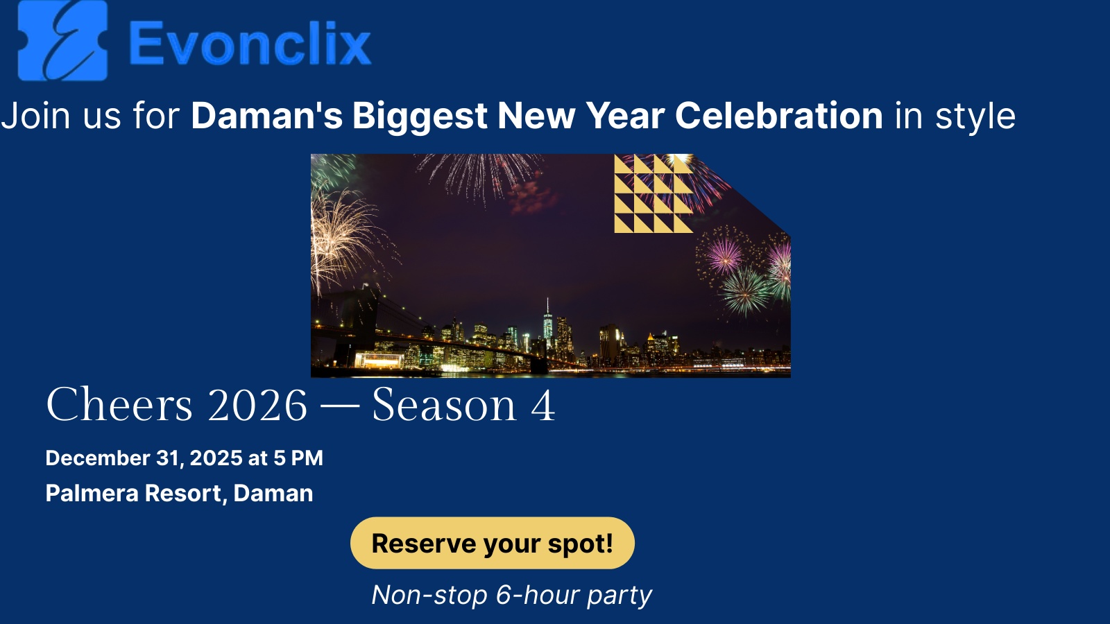 Cheers 2026 – Season 4 🎉 Daman’s Biggest New Year Celebration is Back!