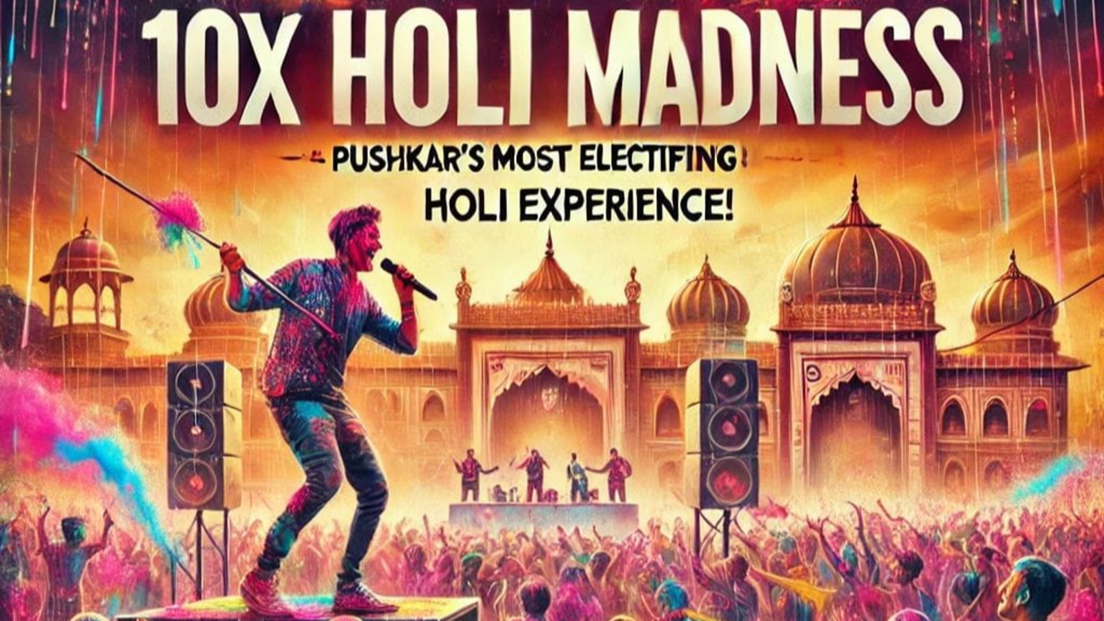 10X Pushkar Holi Celebration 2026