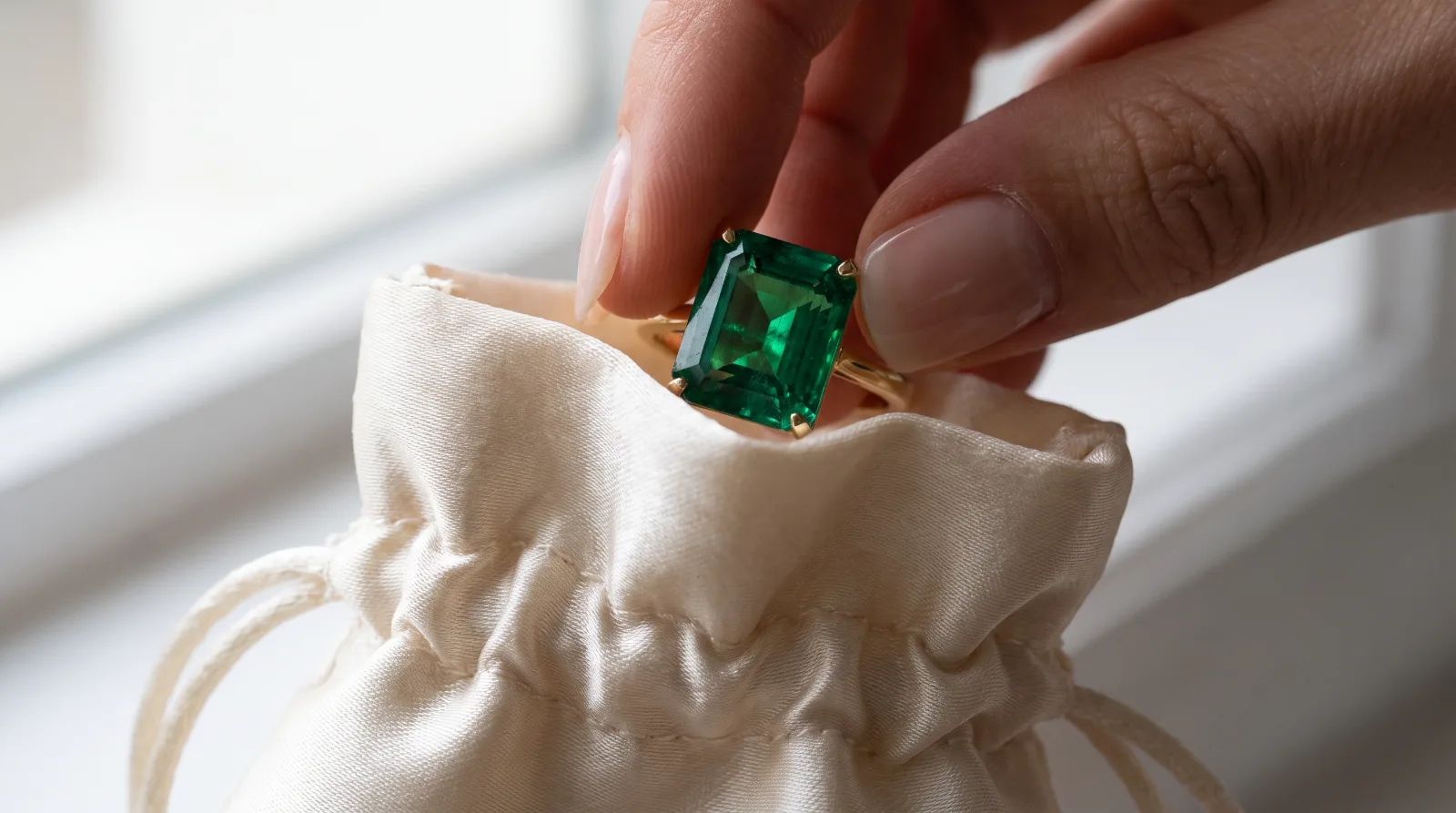 Cómo cuidar tus joyas de oro y esmeralda