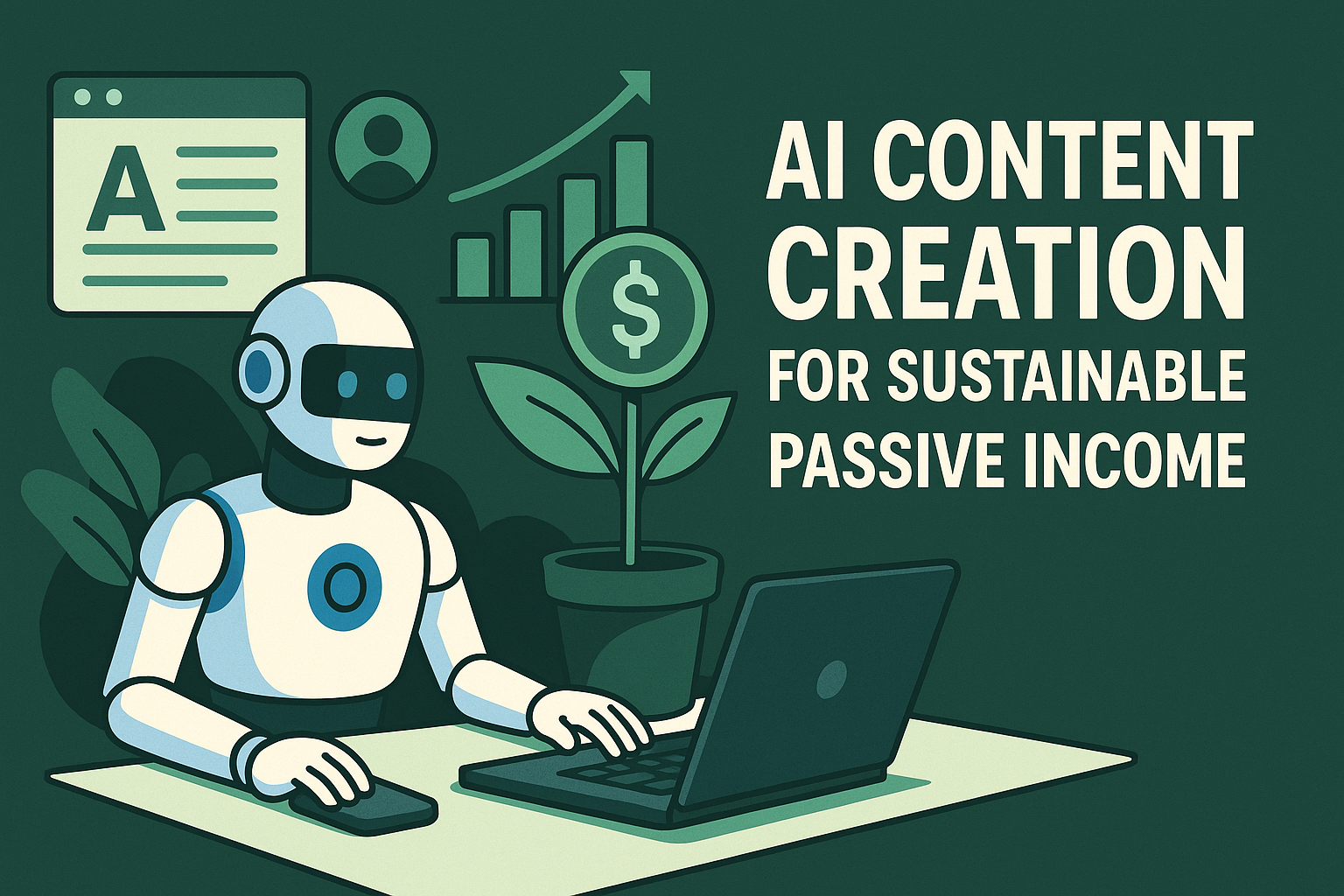 AI Content Creation for SUSTAINABLE Passive Income: A 2025 Guide