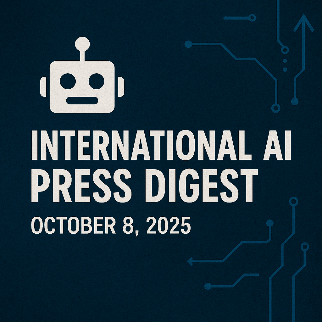 Screenshot of AI Governance in 2025: Balancing Innovation with Ethics, Security, and Workforce Transformation: AI News 8. Oct. 2025