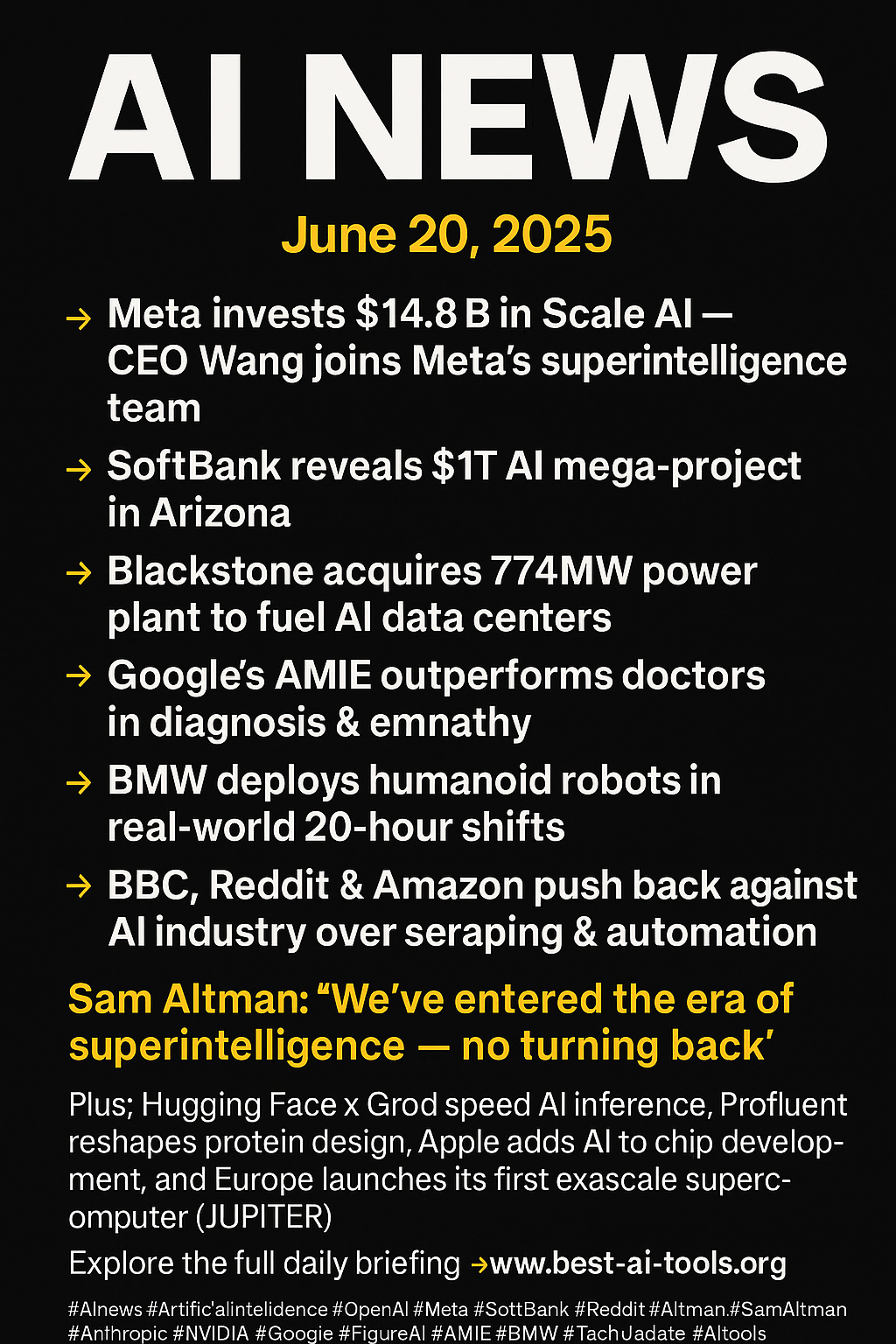 š§ AI News Roundup - June 20, 2025