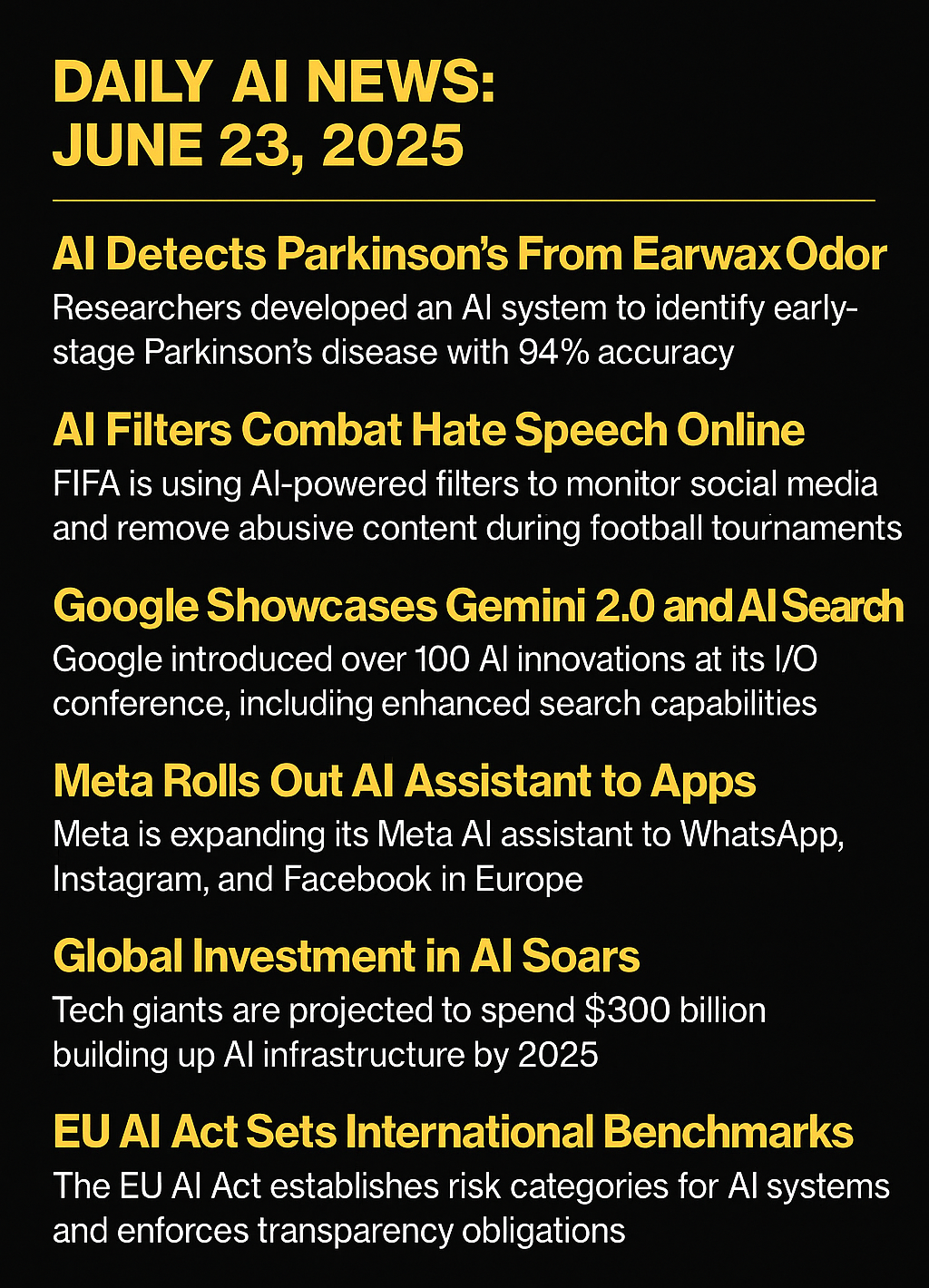 š§ AI News Roundup - June 23, 2025