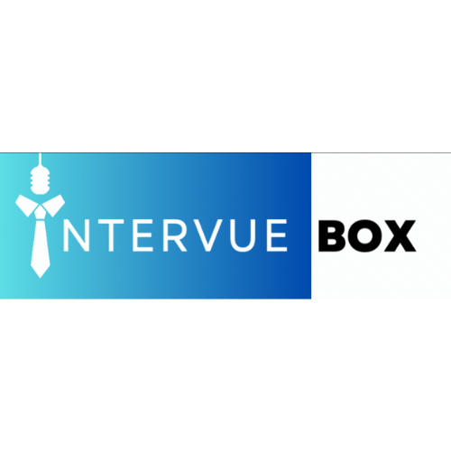 IntervueBox logo - Conversational AI brand identity