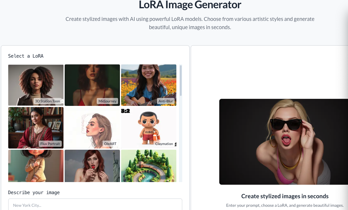 Best LoRA AI Image Generator logo - Image Generation brand identity